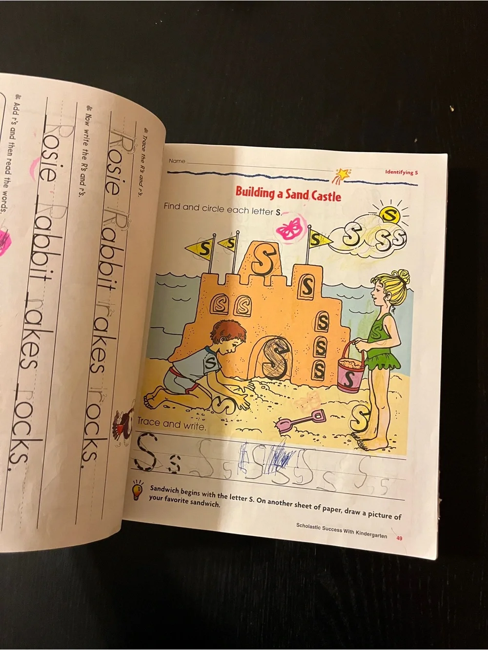 Scholastic Success With Kindergarten Workbook Purple Paperback 📚